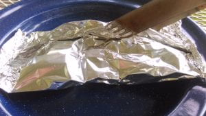 foil packet ready to grill