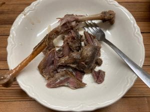 goose leg meat falling off bone